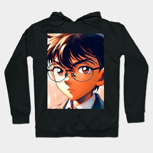 Unleash the Mystery: Detective Conan-inspired Anime Fashion for Sleuth Enthusiasts! Hoodie by insaneLEDP